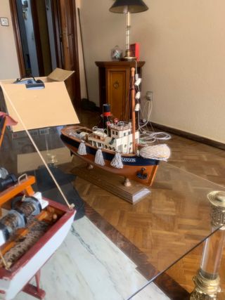 Maqueta artesanal barco "SANSON"