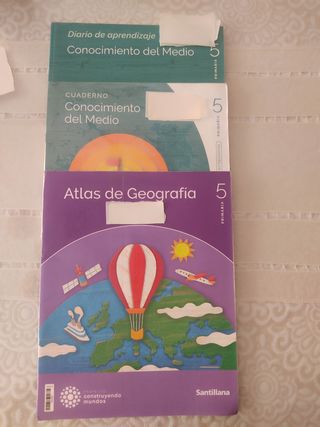 libros conocimiento del medio 5° de primaria