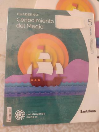 libros conocimiento del medio 5° de primaria