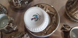 antico servizio vintage da caffè