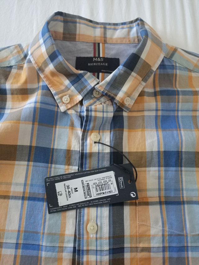Camicia a maniche corte Marks and Spencer