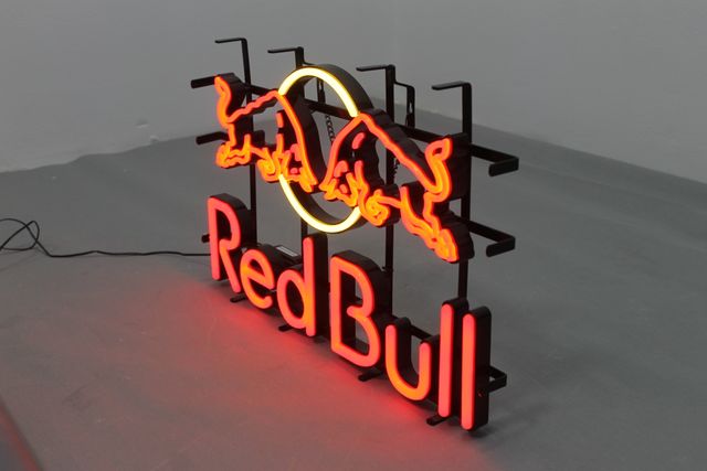 LETRERO 65cm LED RED BULL COLECCION en su caja