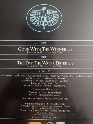 maxi vinilo CENTURY, 1986