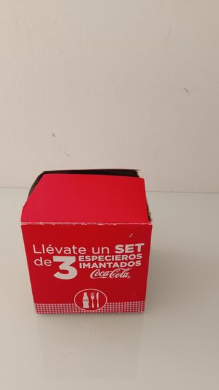 Set especieros Coca-Cola con imán