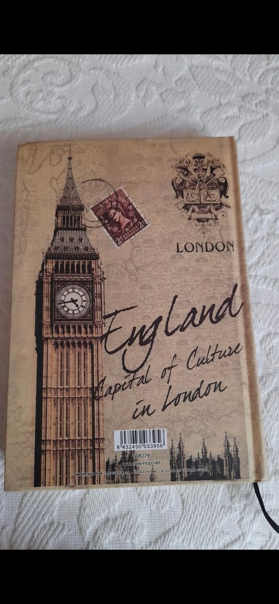 DIARIO/CUADERNO/LIBRETA VINTAGE LONDRES Y MUNDO