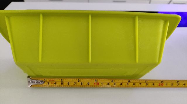 Molde rectangular de silicona