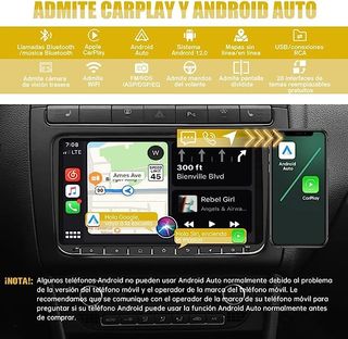 AWESAFE Android 12.0 2GB+32GB Radio Coche con Pant