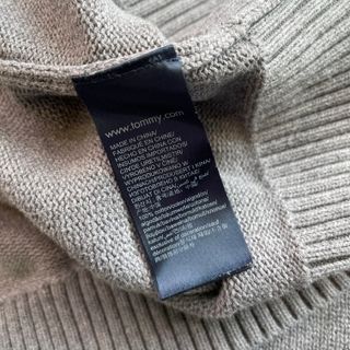 Pullover Tommy Hilfiger Uomo M Grigio 100% Cotone