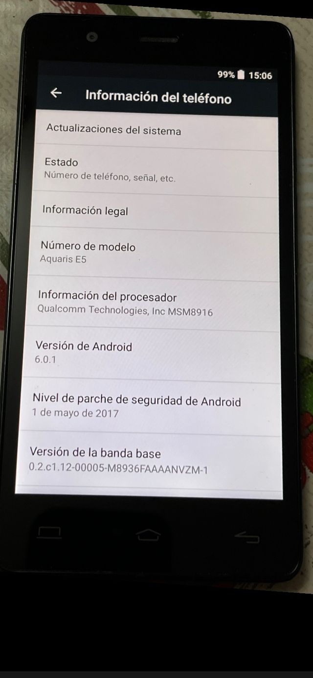 BQ aquaris E5s