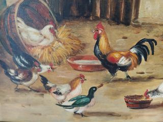 cuadro oleo pintor jerezano sobre tabla