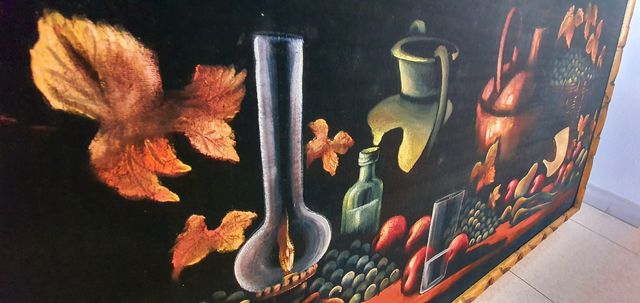 Cuadro antiguo/ BODEGÓN con marco.