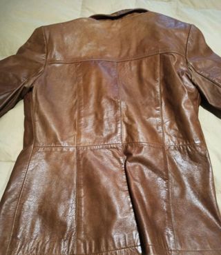 Americana de piel auténtica