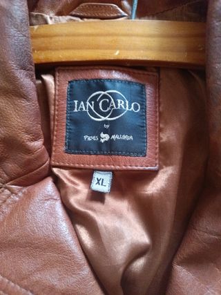 Americana de piel auténtica