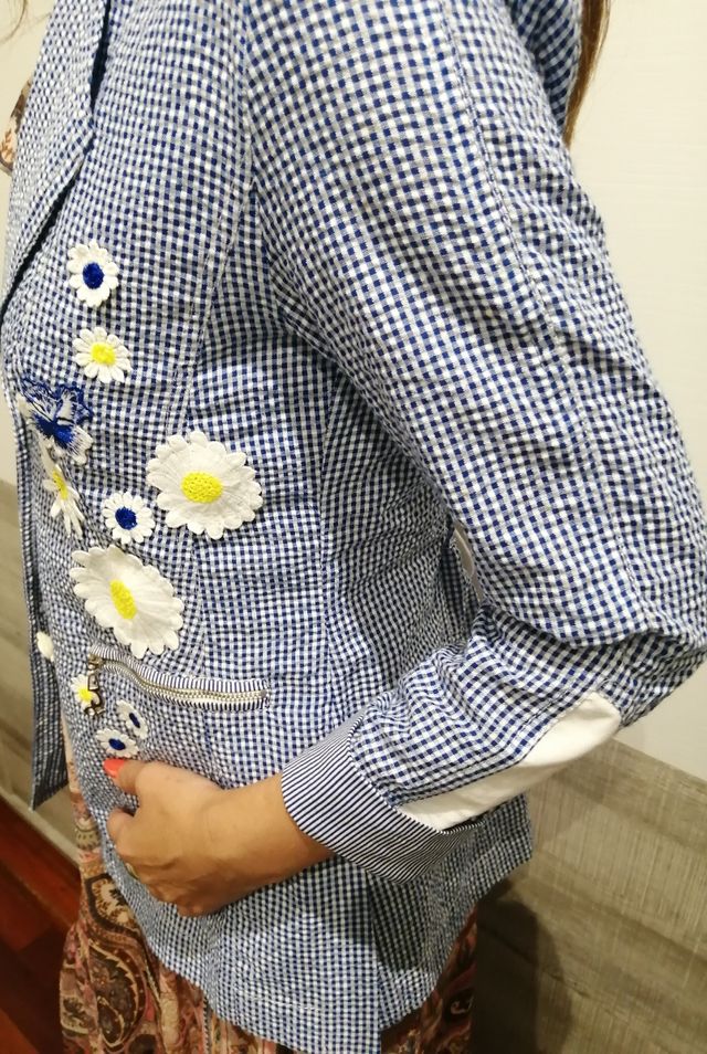 Chaqueta Vichy diseño Poupee chic