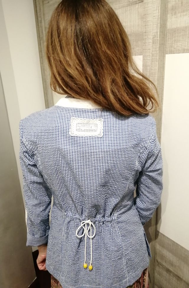 Chaqueta Vichy diseño Poupee chic