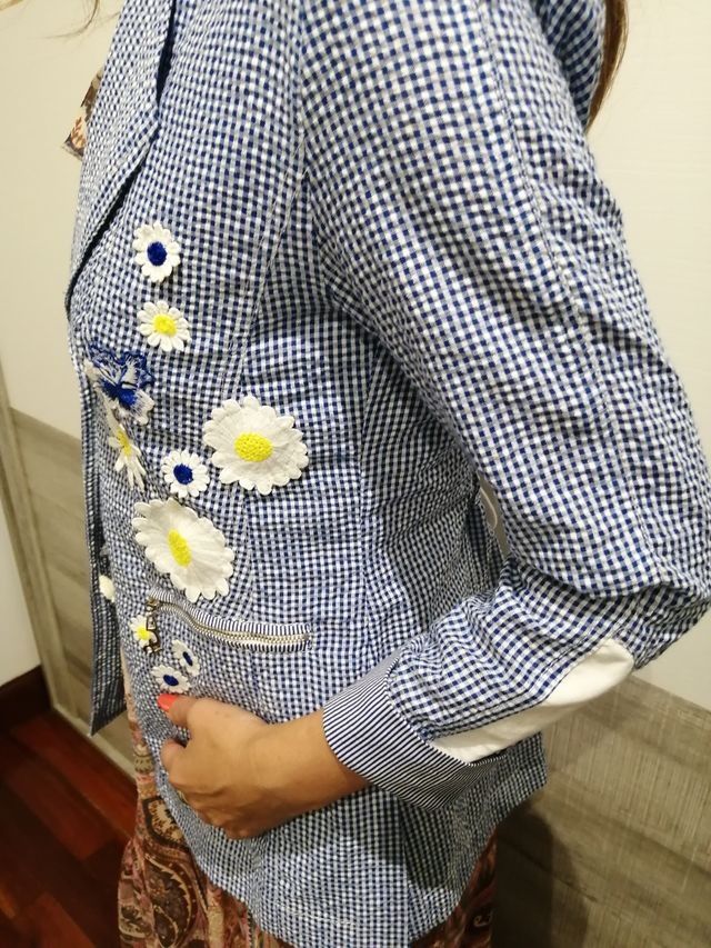 Chaqueta Vichy diseño Poupee chic