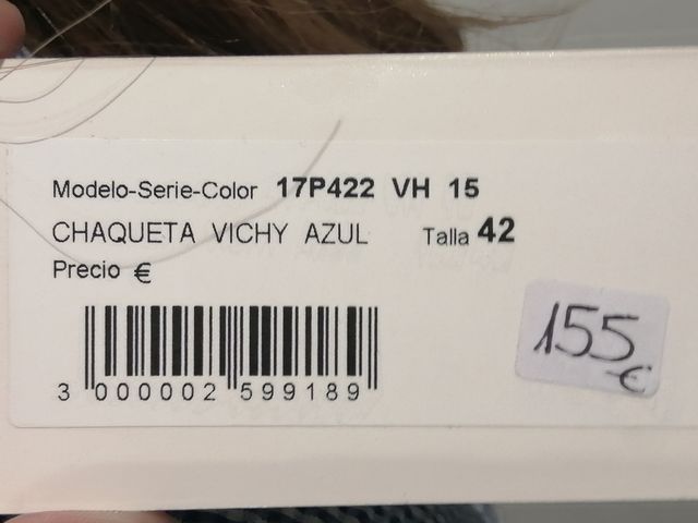 Chaqueta Vichy diseño Poupee chic