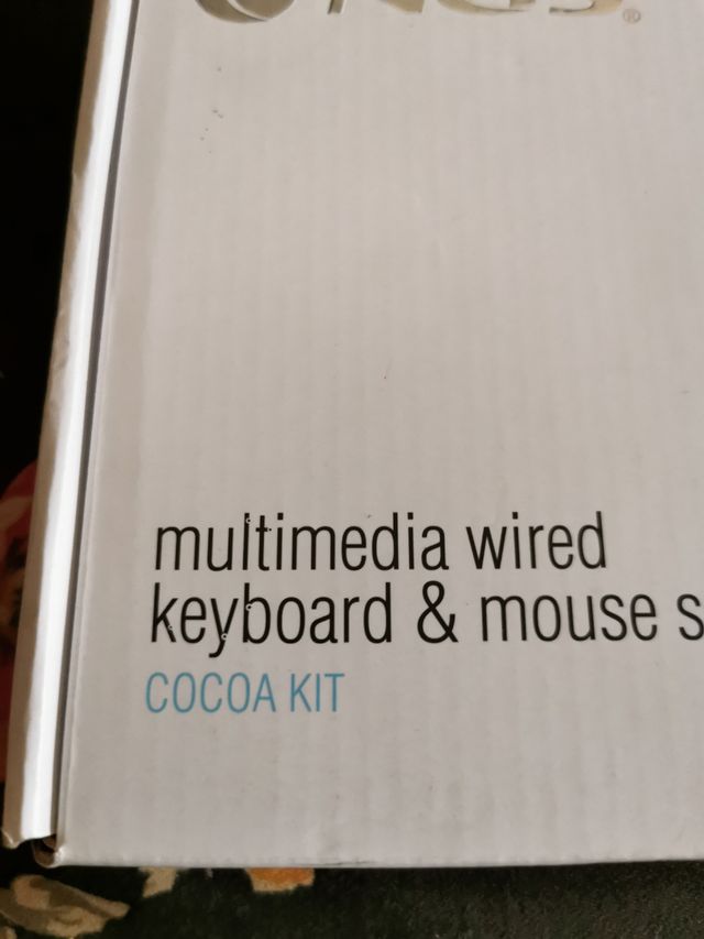 Teclado + Ratón NGS COCOA Kit USB nuevo