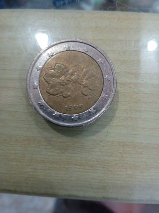 Moneda especial 2€ finlandia flor