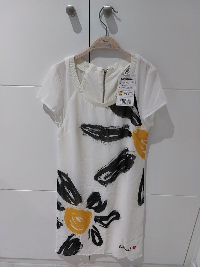 Vestido desigual talla XS