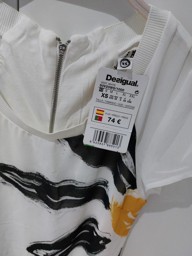 Vestido desigual talla XS