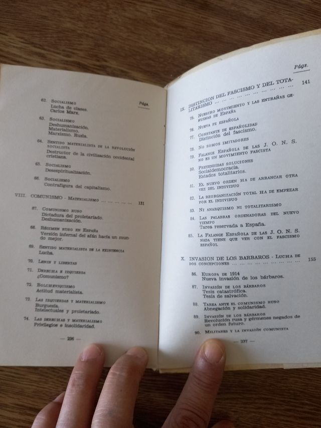 libro El pensamiento de Jose Antonio