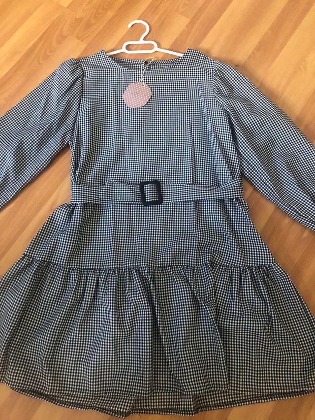 Vestido cuadros vichy