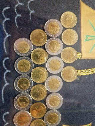 Quadro fatto con monete antiche