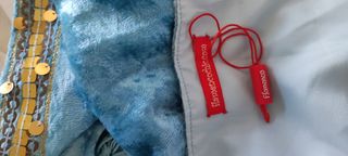 FULAR DE TERCIOPELO Y PAILLETTE