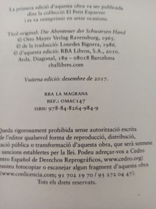 Les aventures de la mà negra