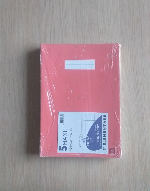 Quadernoni terza elementare Pigna.