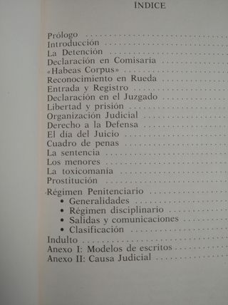 LIBRO: DERECHO PENAL AL ALCANCE DE TODOS. DETENIDO