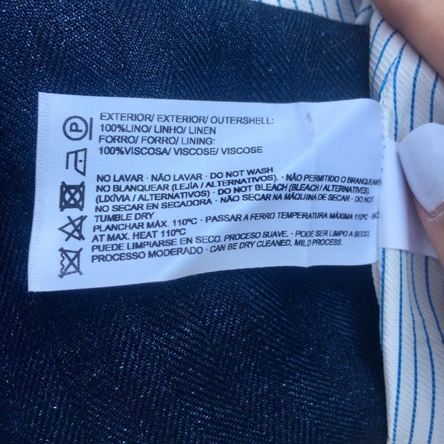 Americana mujer de lino