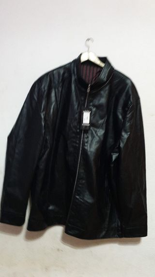Rebajada Chaqueta de piel talla extra grande