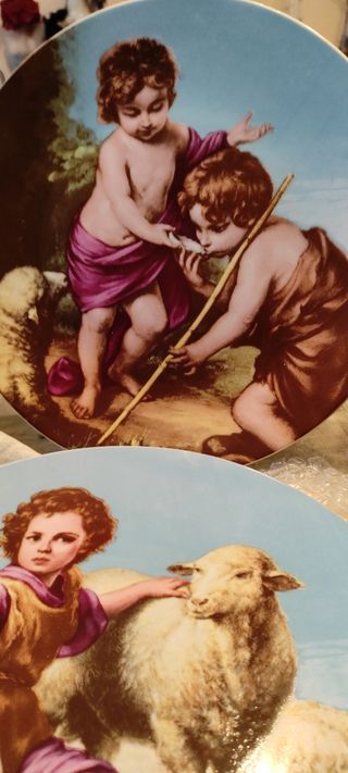 2 PLATOS PORCELANA 26 CENTÍMETROS NUEVOS.