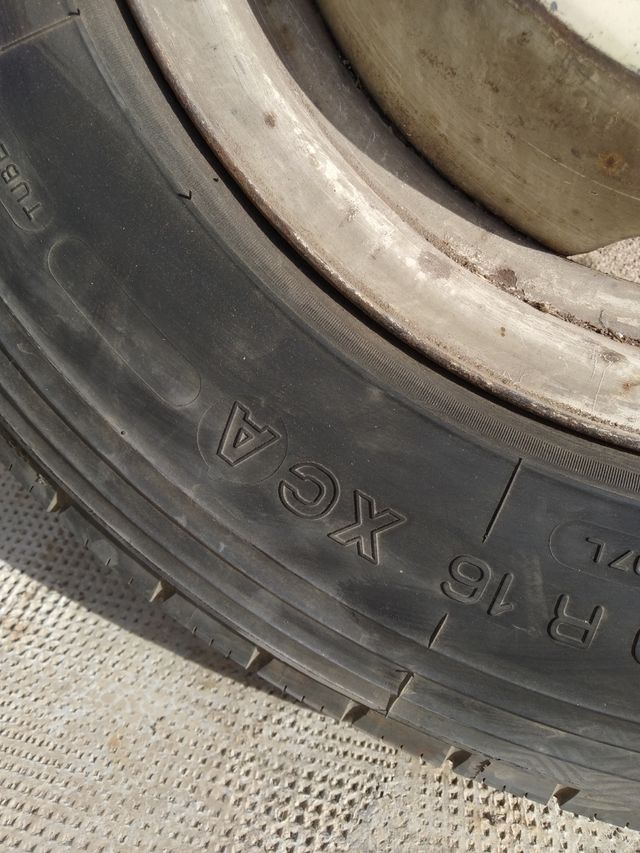 Neumático Michelin X antiguo