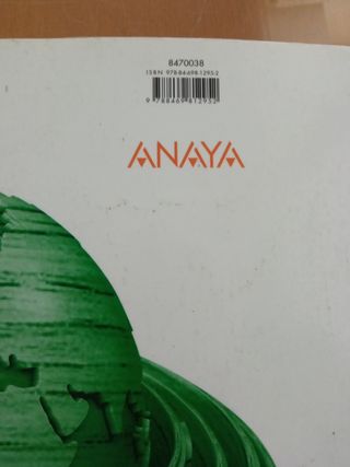 Libro de geografía 2⁰ bachillerato Anaya