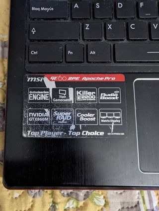 Msi ge60 2pe apache pro