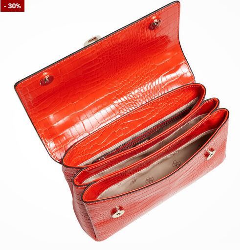 Bonito bolso estampado de cocodrilo