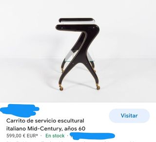 Antiguo carrito de servicio de diseño Esta semana!