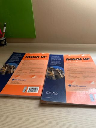 2 libros Inglés 1º bachillerato