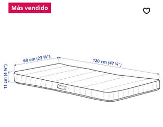 Cuna IKEA + colchón 120x60 cm