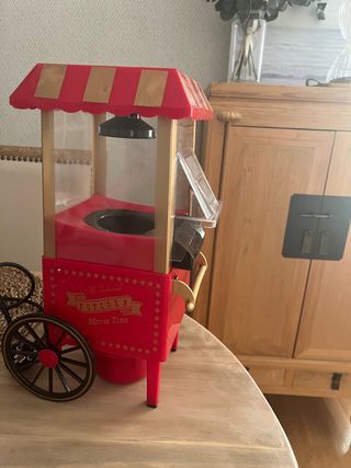 Palomitero estética vintage máquina palomitas