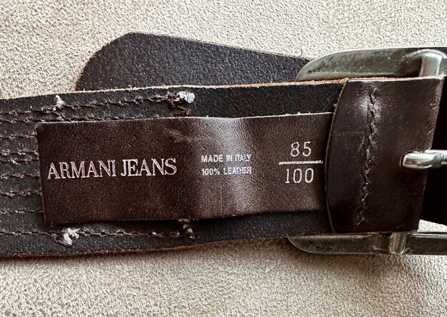 Cinturón Armani Jeans