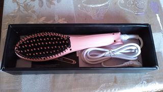 Cepillo alisador de pelo eléctrico/secador