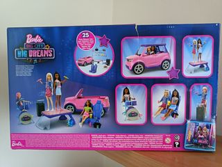 Playset Barbie con microfono + SUV rosa con access