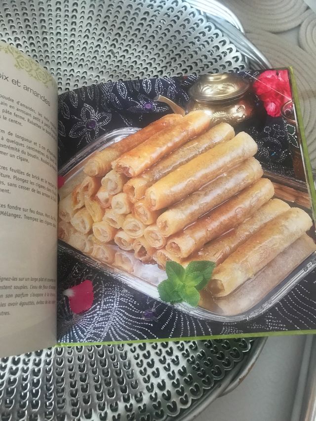 Libro de recetas en francés