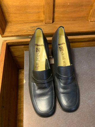 Mocasines Nichi Seijo Hispanitas azul marino piel