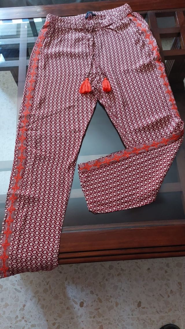 Pantalón estampado tintoretto