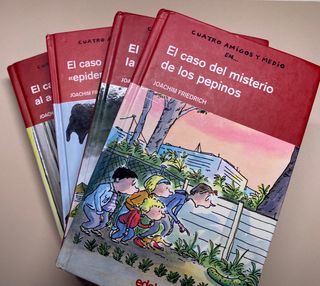 Pack 4 libros de Cuatros amigos y medio